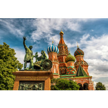 St. Basil`s Cathedral in Moscow